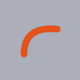 A smooth red-orange curve.